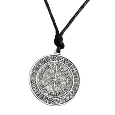 MagiDeal Guidepost La Bàn Vĩ Làm Chân Viking Bảo Vệ Anh Cả Futhark Mặt Dây Chuyền Đẹp, Mặt Dây Chuyền Nam-quốc tế