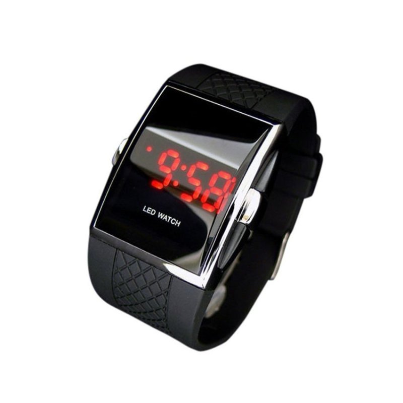 MEGA LED Wrist Watch Black(Not Specified)(OVERSEAS) - intl bán chạy