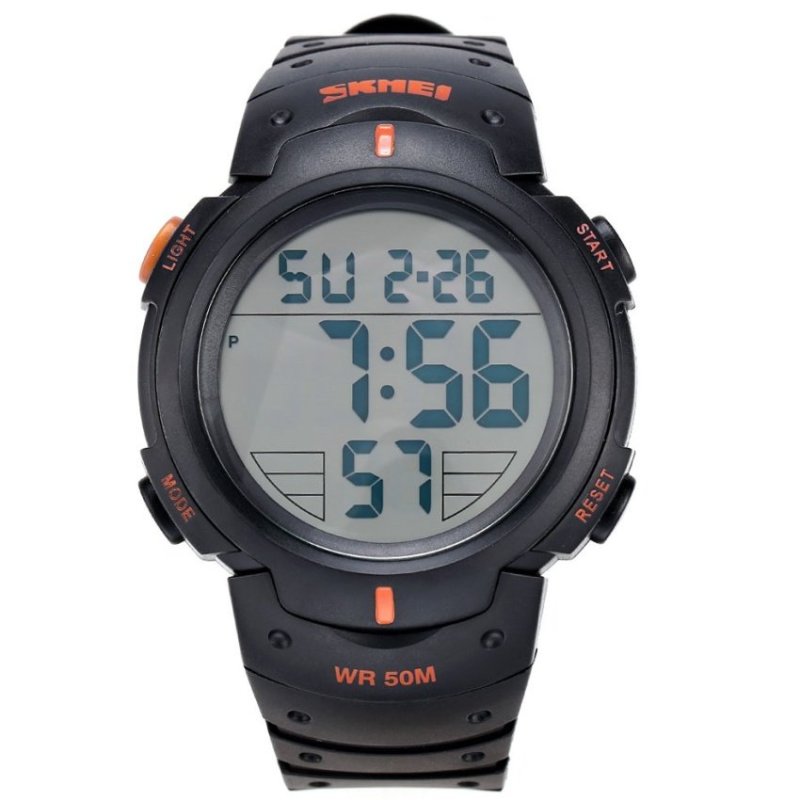 Men Dial Watch (Orange)(Not Specified)(OVERSEAS) - intl bán chạy