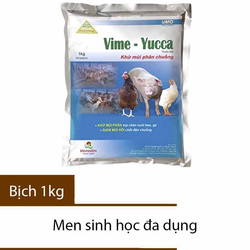 Men trộn cát mèo khô phân khử mùi - Vemedim yucca 1kg
