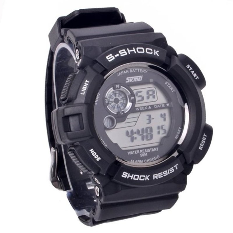 Nơi bán Mens Multi Function Sports Wrist Watch (Black)(Not Specified)(OVERSEAS) - intl