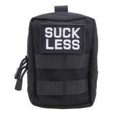 Giảm Giá Military Tactical Waist Bag EDC Molle Pouch Tool Zipper Waist Pack(Black) – intl   sportschannel
