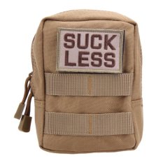 Bảng Báo Giá Military Tactical Waist Bag EDC Molle Pouch Tool Zipper Waist Pack(Brown) – intl   sportschannel