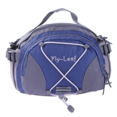 Khuyến Mãi Multifunction Outdoor Travel Climbing Nylon Waterproof Waist Bag(Dark blue) – intl   sportschannel