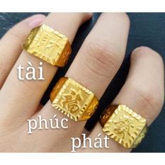 NHẪN NAM TITANIUM KHÔNG PHAI MÀU TO NHỎ CÓ THẺ ĐIỀU CHỈNH