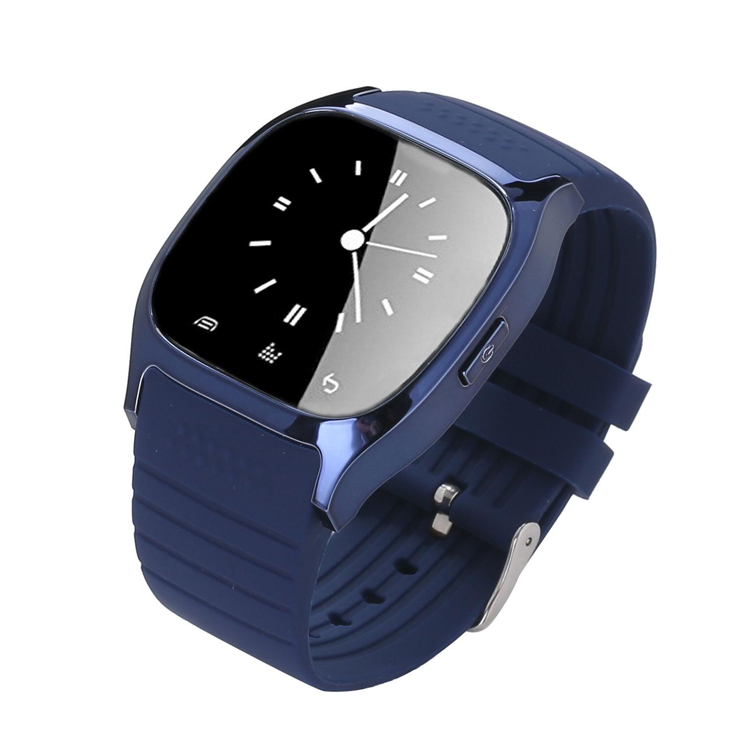 Đồng hồ đeo tay thông minh niceEshop kết nối Bluetooth với điện thoại thông minh, Xanh dương