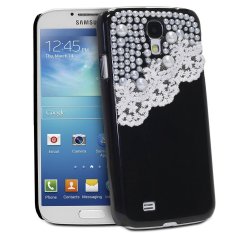 Bảng Báo Giá niceEshop Deluxe Hand Made Lace and Pearl Hard Case for Samsung Galaxy S4 IV i9500 (Black) – Intl niceE shop