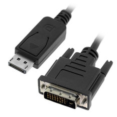 Khuyến Mãi niceEshop DisplayPort Male to DVI Male Cable (Black, 1.8 Meters)   niceE shop