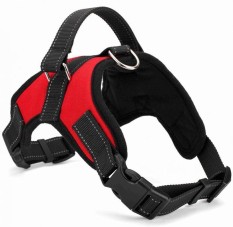 Panda Online Adjustable Pet Puppy Large Dog Harness For Animals Walk Out Hand Strap Belt Red Size S – intl