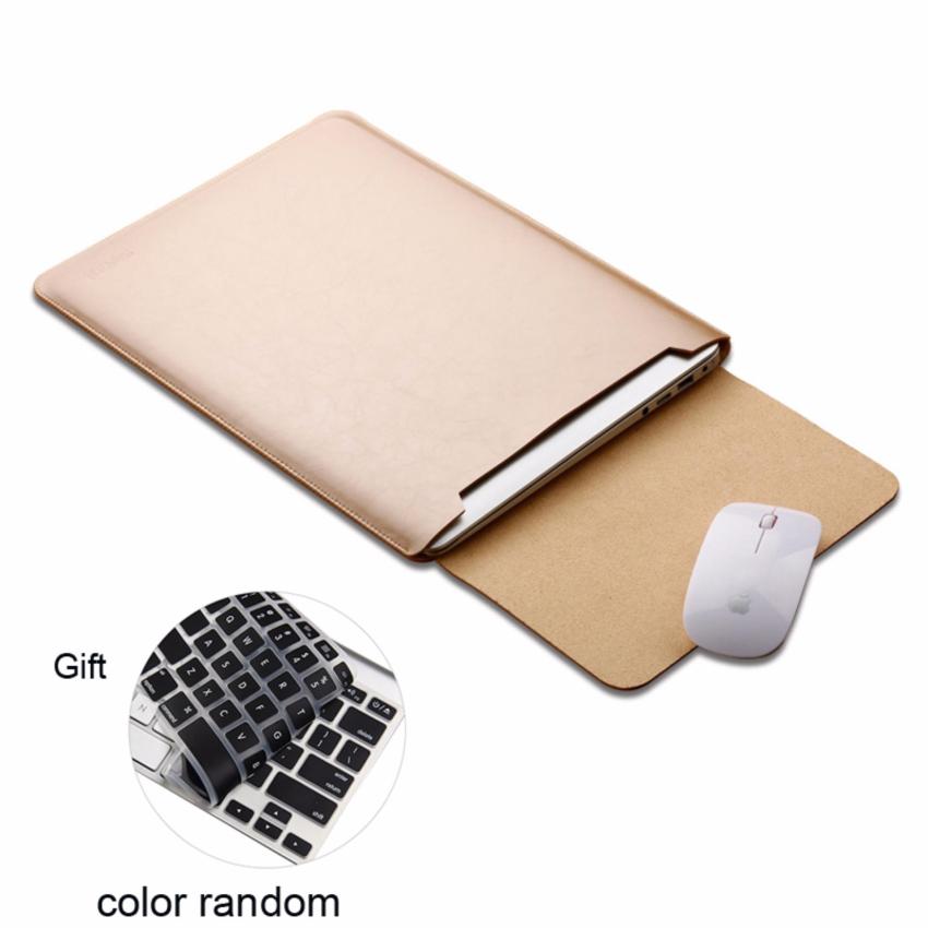 Hình ảnh PU Leather Laptop Bag Sleeve Cover for Macbook air 13.3 inch - intl