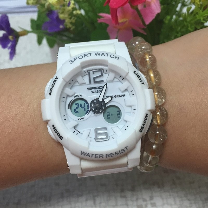 Sanda Brand watch digital Watch Automatic waterproof watch top quality famous clock army luxury women wristwatch military 718 - intl