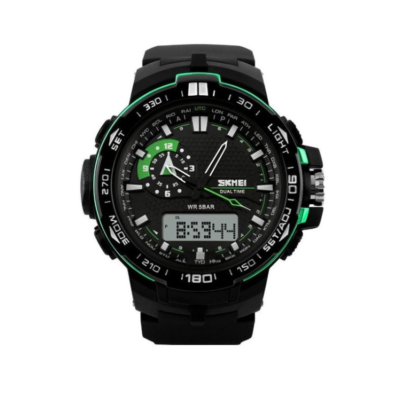 SKMEI 1081 Digital Analog Waterproof Watch(Not Specified)(OVERSEAS) - intl bán chạy