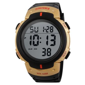 SKMEI Brand Men's LED Digital Waterproof Military Sports Watches 1068 - intl  