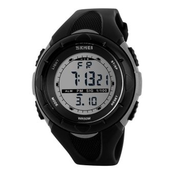 SKMEI Brand Women's LED Digital Military Sports 5ATM Swim Climbing Fashion Outdoor Casual Wristwatches - intl  