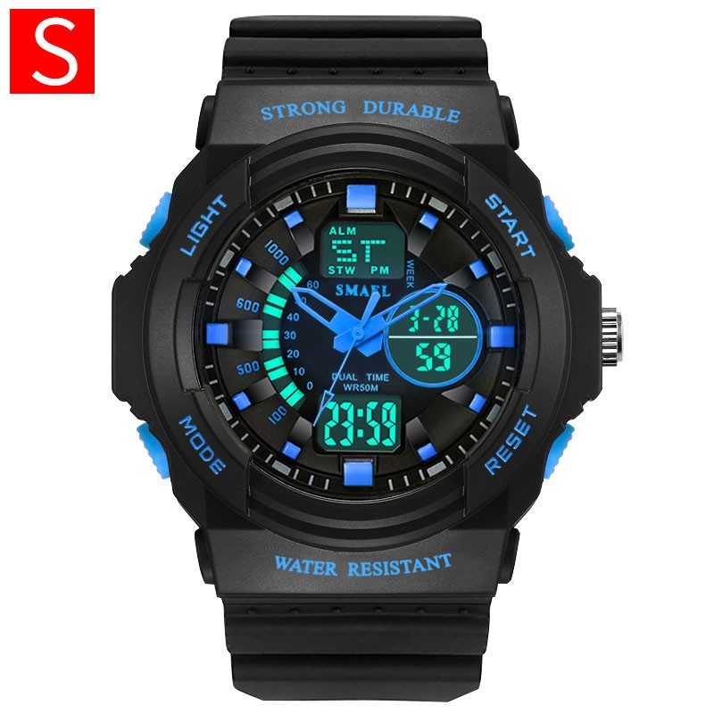 SMAEL 1370 Mới Đồng Hồ Thời Trang Nam Smael Thương Hiệu 50 m Thể Thao Chống Thấm Nước Đồng Hồ...