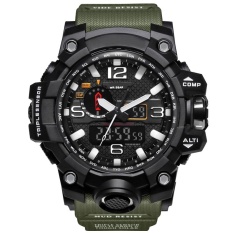 SMAEL Brand Watch 1545 Waterproof Fashion Watch Men Sport Analog Quartz-Watch Dual Display LED Digital Electronic Watches relogio masculino – intl