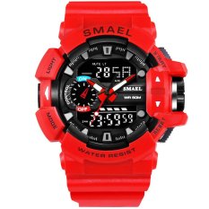 SMAEL Dây 1436 Fantastic Bé Trai Nam Phong Cách Với Nhiều Màu Sắc Mẫu Đồng Hồ Điện Tử MỘT Loạt Người Đàn Ông Trẻ S-Chống Sốc uhren Montre Đồng Hồ 1436-quốc tế