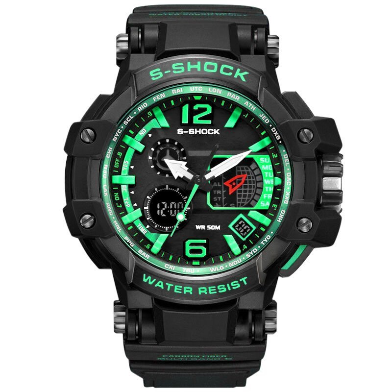 SMAEL Watch 1509 Men Fashion Digital Clock Male Men's Top Brand Luxury Dual Display Watches Quartz-Watch Relojes Mujer - intl bán chạy