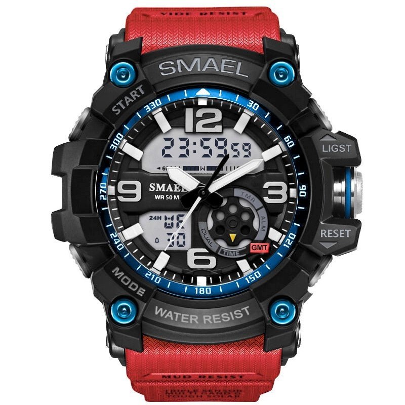 Smael Watch 1617 Top Brand Luxury LED Digital Quartz Watch Men's Shock Resistant Style Sport Military Relogio Masculino - intl