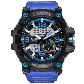 SMAEL Watch S Shock Military Watches Army Men's Wristwatch LED Quartz Watch Digtial Dual Display Men Clock Sport Watch reloj...