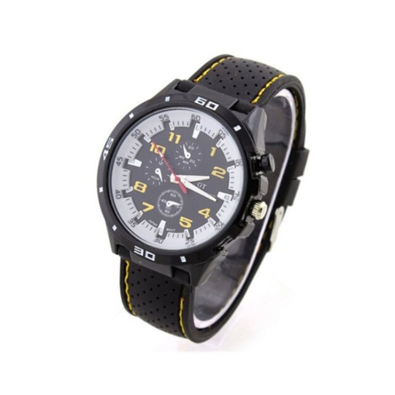 Sport Military Army Cool Wristwatch Yellow(Not Specified)(OVERSEAS) - intl bán chạy