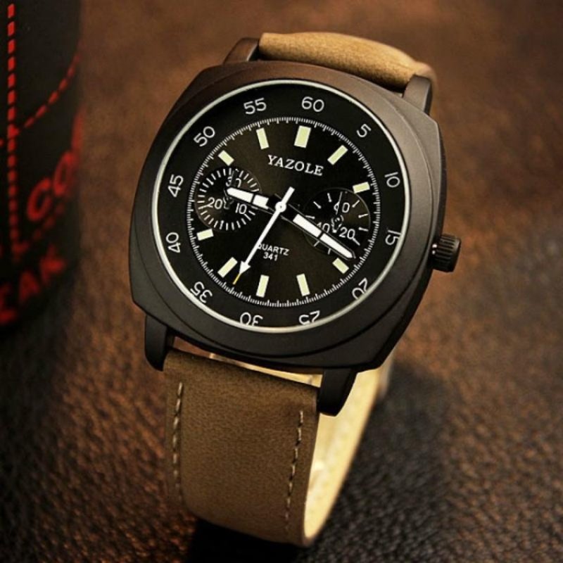 Nơi bán The New Trend of Men Luminous Retro Art Wind Students Watch(Black) - intl