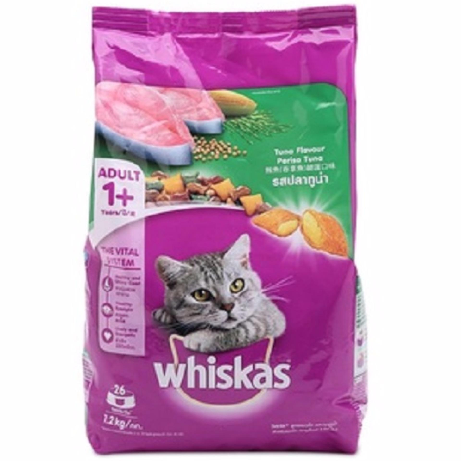 Thức Ăn Cho Mèo Lớn Whiskas Vị Cá Ngừ Túi 1.2 Kg (Tuna Flavor)