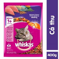 Thức ăn cho mèo Whiskas vị cá thu túi 400gr