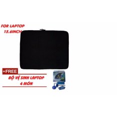 Túi chống sốc Laptop 15.6 Inch + bộ vệ sinh Laptop