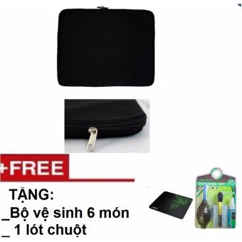 Túi chống sốc Laptop 17 inch Tặng Bộ vệ sinh 6 món, lót chuột  