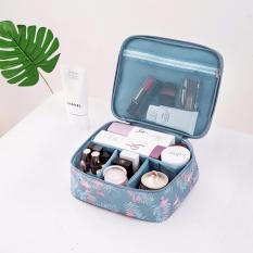 Túi đựng mỹ phẩm và đồ cá nhân du lịch có ngăn – Hồng hạc