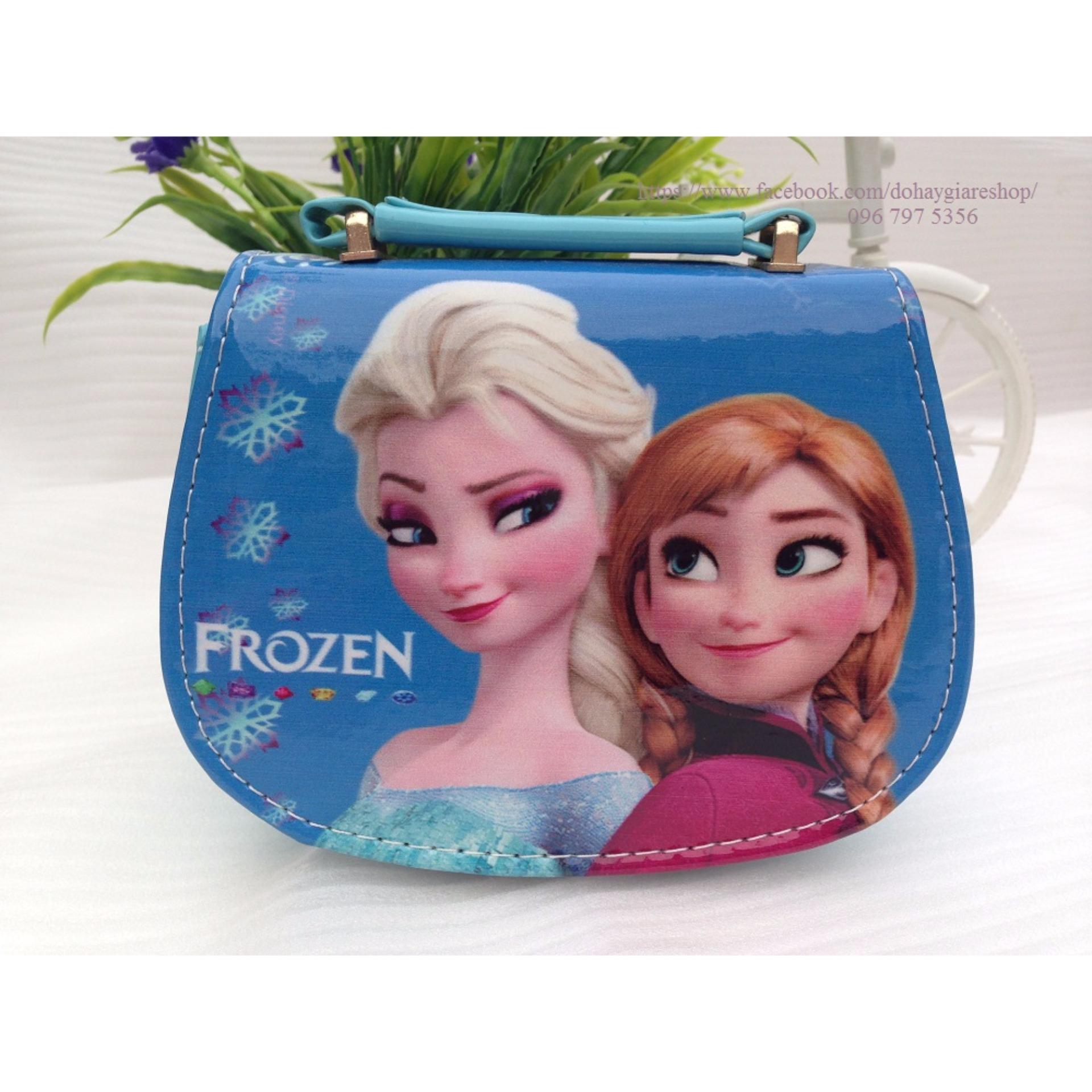 Túi xách tay kết hợp đeo vai chéo hình Elsa Anna