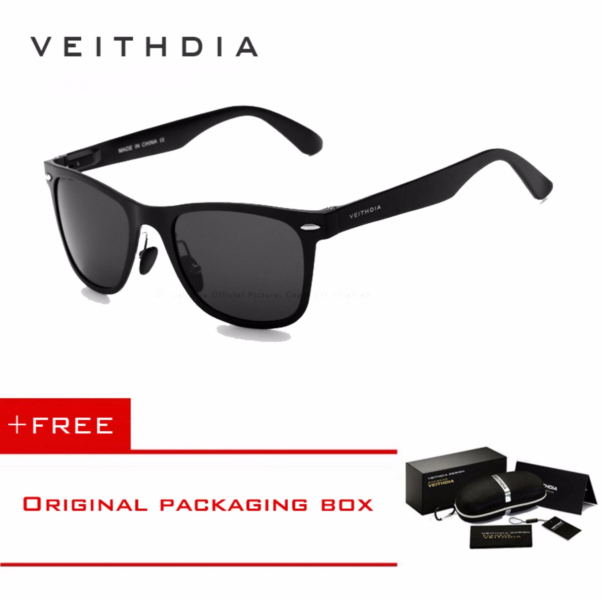 VEITHDIA Brand Aluminum Magnesium Men SunGlasses Eyewear Accessories Sunglasses 2140