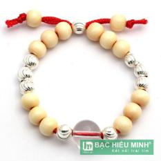 Vòng dâu tằm trẻ em Bạc Hiểu Minh LTE052