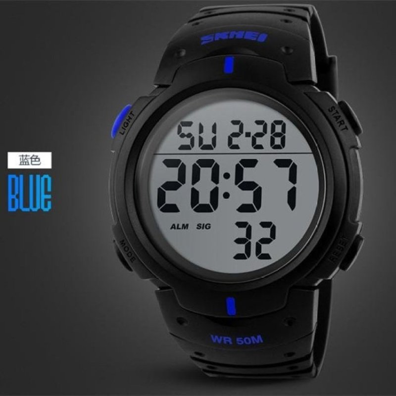 Nơi bán Waterproof Outdoor Sports Watch(Blue�(Not Specified)(OVERSEAS) - intl