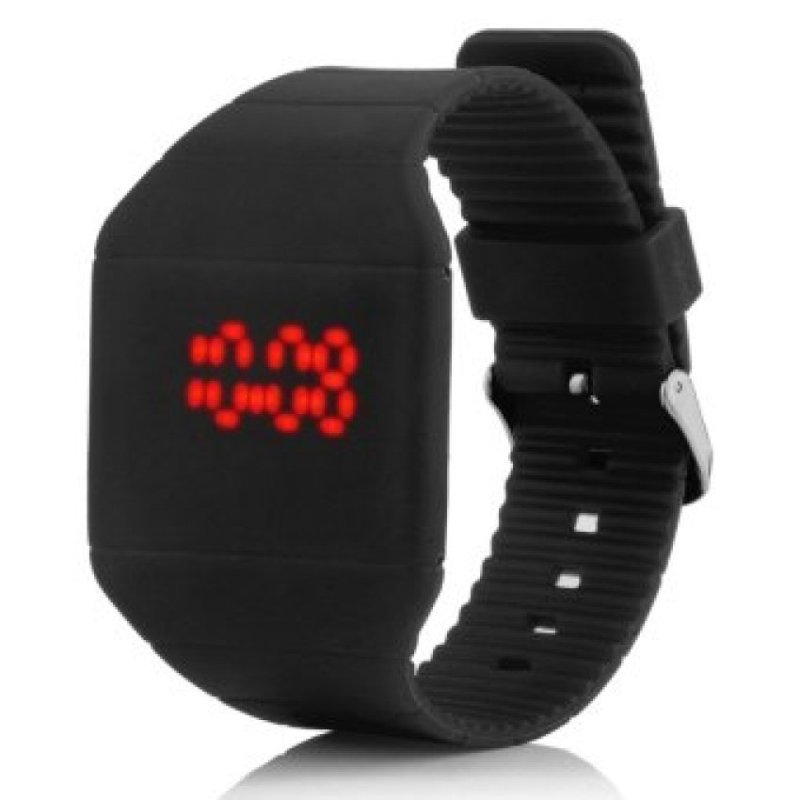 WSJ Unisex Ultra Thin Square LED Touch Screen Digital SportsWristwatch - intl bán chạy