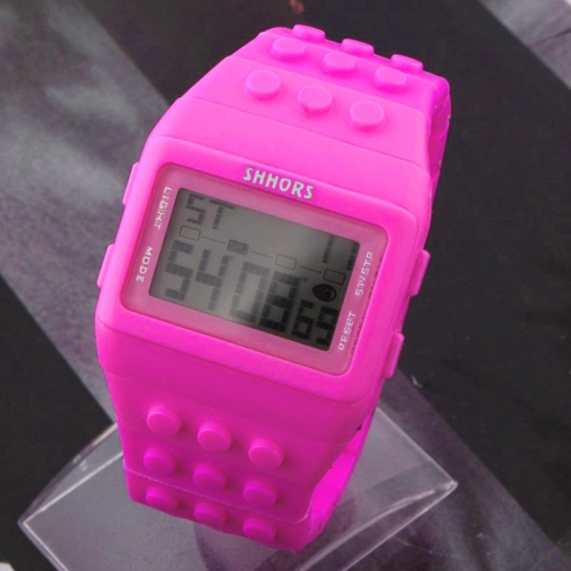 YBC Kids LED Watch Digital Clock Hour Wristwatches Red - intl bán chạy