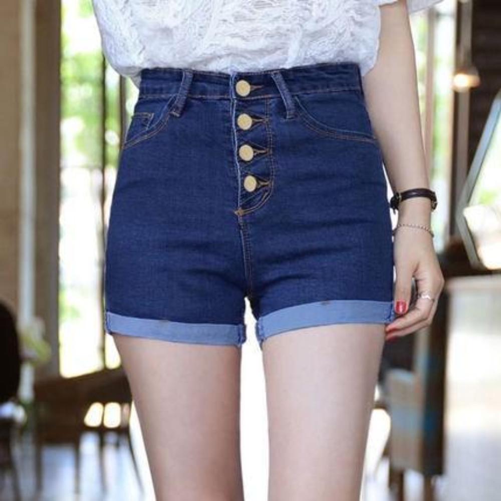Quần Shorts Jeans Nữ Lưng Cao 4 Nút Thời Trang Mway WM SHORTS 800017 LTN