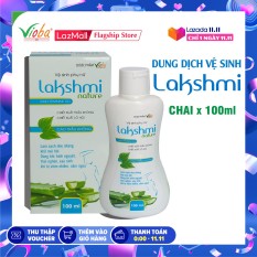 Dung Dịch Vệ Sinh Phụ Nữ Thảo Dược Thiên Nhiên Làm Hồng Và Se Khít Vùng Kín – Cháy Bùng Lửa Yêu, Nuôi Dưỡng Và Trẻ Hoá Da Vùng Kín, Kháng Khuẩn, Khử Mùi Hôi, Làm Thơm Vùng Kín. Lakshmi Gel 100ml Của Vioba.