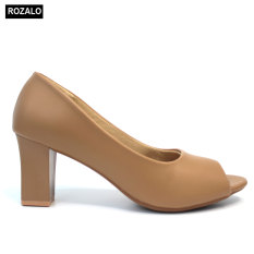Giày nữ cao gót 7P hở mũi Rozalo R6007