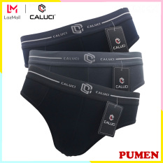 Combo 3 Quần Lót Nam Tam Giác CALUCI CBF18 01, Chất Liệu Cotton Mềm Mại, Thấm Hút Cao – PUMEN