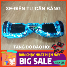 Xe điện tự cân bằng thông minh phiên bản Classic 2020 có tay xách, bánh 6.5 inch, 2 mô tơ, pin khủng 4400mAh, tốc độ 15km/h, leo dốc 15 độ (TẶNG KÈM BỘ BẢO HỘ 6 MÓN)