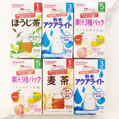 TRÀ WAKODO NHIỀU VỊ CHO BÉ TỪ 1 – 3 – 5 THÁNG TRỞ LÊN – HÀNG NỘI ĐỊA NHẬT, trà cho bé của Nhật