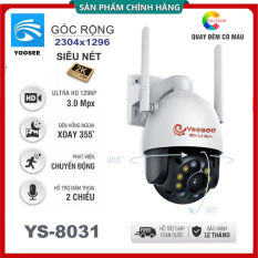 Camera Wifi Trong nhà Ngoài Trời YOOSEE YS 8031 – 3.0Mpx (2304x1296P), Xoay 360 Độ, Đàm Thoại 2 Chiều