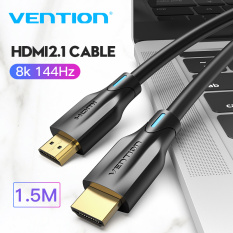 Vention dây cáp HDMI 2.1 4K/120Hz 2K/144Hz 3D HDMI 2.1 Cable High Speed 48Gbps cáp HDMI kết nối tivi 1M 2M 3M For PS4 Splitter Switch Box Extender Audio Video 8K Cáp HD HDMI 2.1