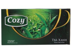 Trà xanh Thái Nguyên Cozy túi lọc – hộp 50g (25 túi lọc x 2g)
