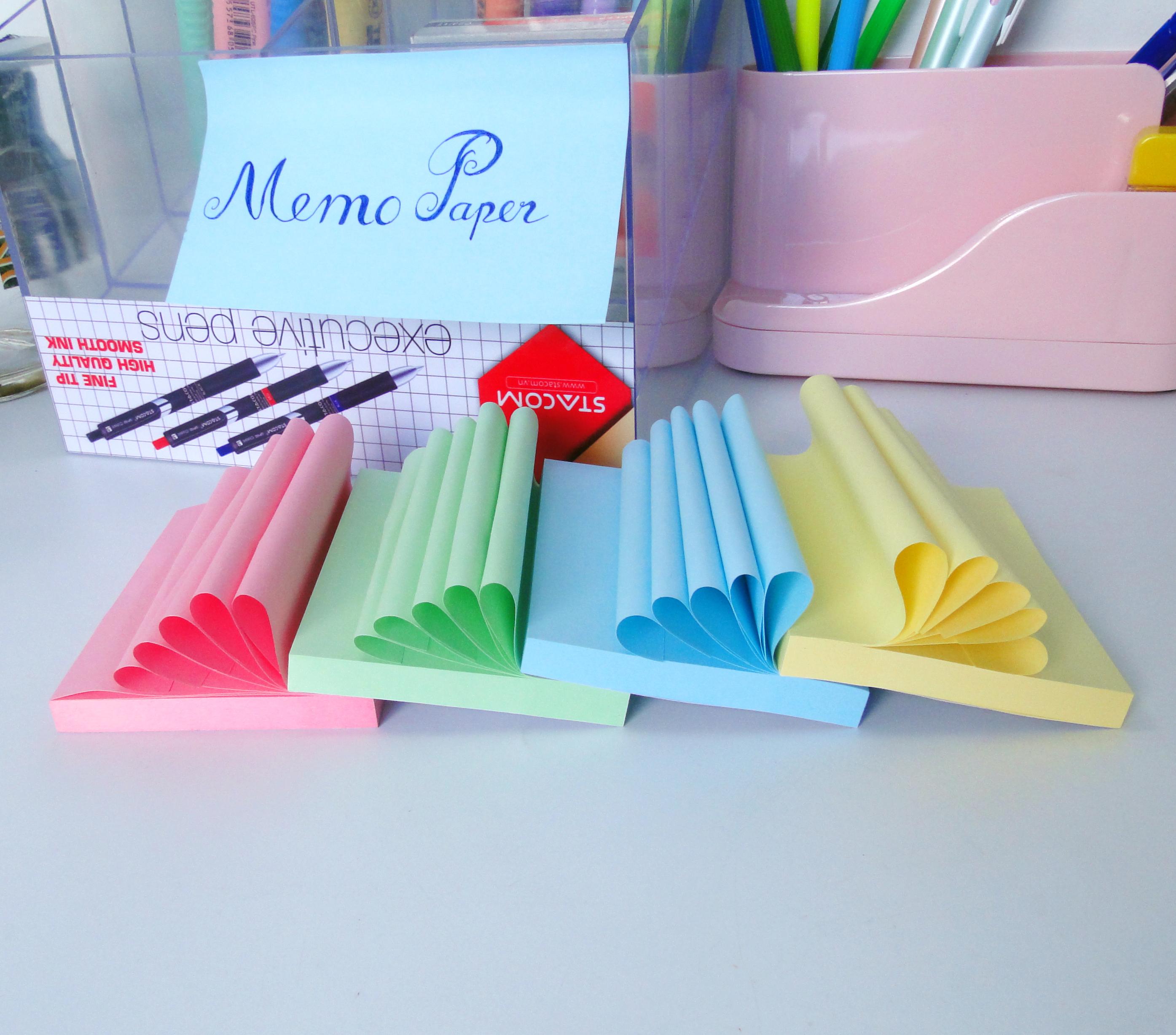 Giấy note nhiều màu stacom- M76100