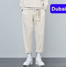 Quần baggy nam nữ Unisex ống rộng TRƠN – Kiểu quần Kaki Nam Nữ Ống Suông Basic Unisex Phong cách sang chảnh – Dubai Fashion