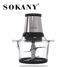 Máy xay sinh tố, hoa quả, máy xay thịt thủy tinh công suất 800W Sokany 7004A