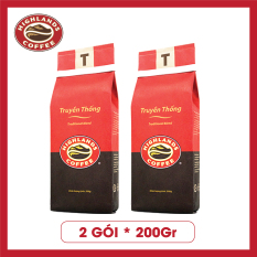 COMBO 2 gói Cà phê rang xay Truyền Thống Highlands Coffee 200g